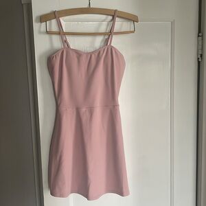 All yoga courtside tennis dress in ballet pink